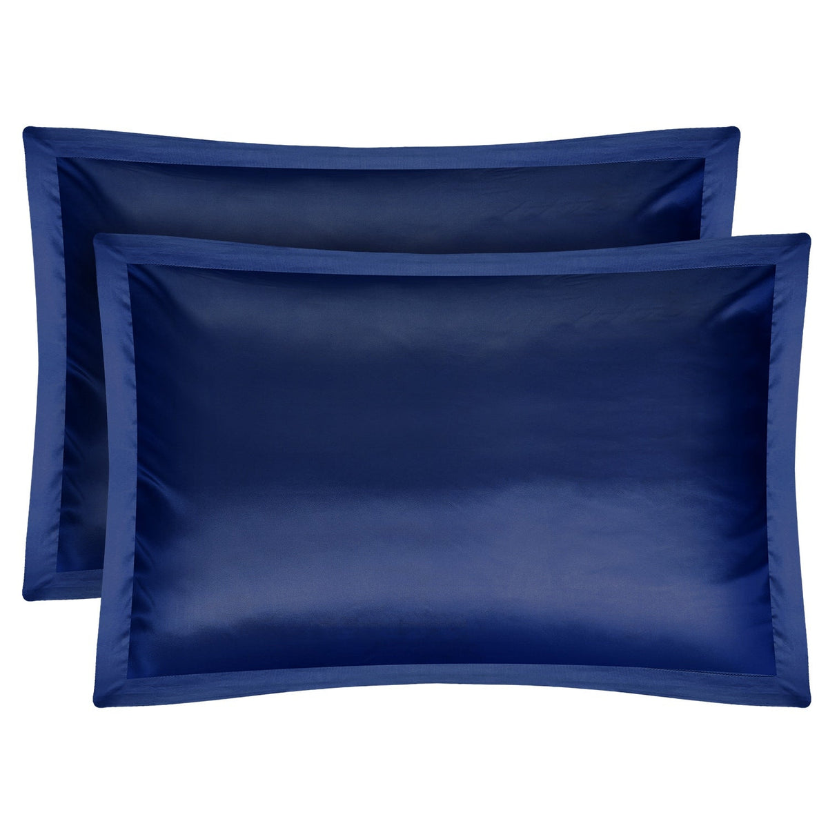 2 Pack Soft Silky Satin Pillow Case Hypoallergenic Breathable Bed Pillow Cover Queen Size Pillowcase Great for Hair Skin