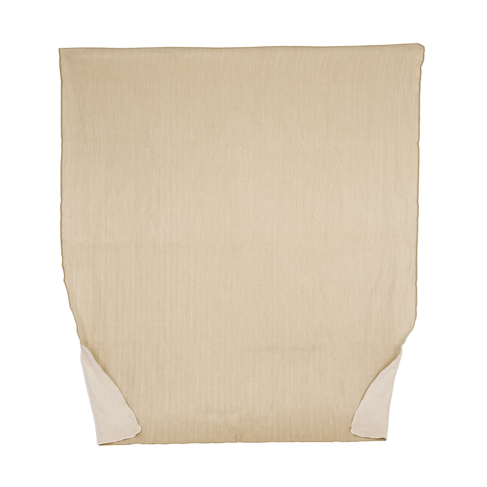 Reversible Handwoven Alpaca Throw Blanket | Natural Tobacco & White | Kani Collection